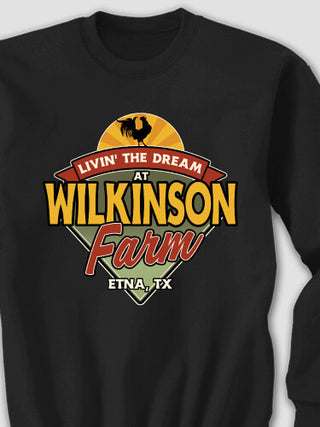 Livin' The Dream Farm : Printed Sweatshirts