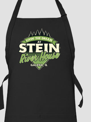 Livin' The Dream River House : Printed Aprons
