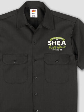 Livin' The Dream River House : Embroidered Work Shirts