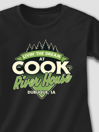 Livin' The Dream River House : Printed T-Shirts