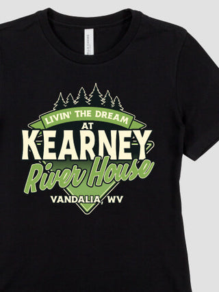 Livin' The Dream River House : Premium Ladies T-Shirts