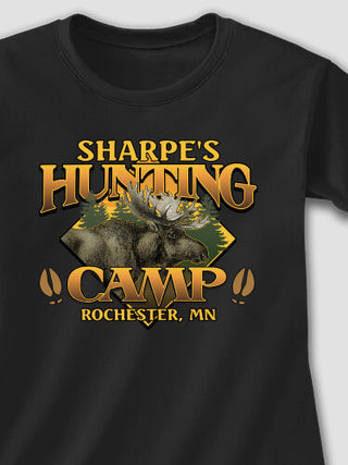Moose Hunting Camp : Printed T-Shirts