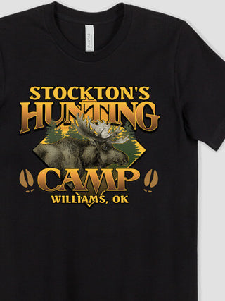 Moose Hunting Camp : Printed T-Shirts