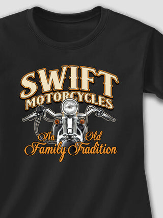 Motorcycle Family Tradition : Printed T-Shirts