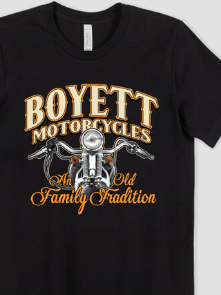 Motorcycle Family Tradition : Printed T-Shirts