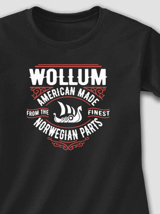 Norwegian Parts : Adult Ladies Fitted T-Shirt