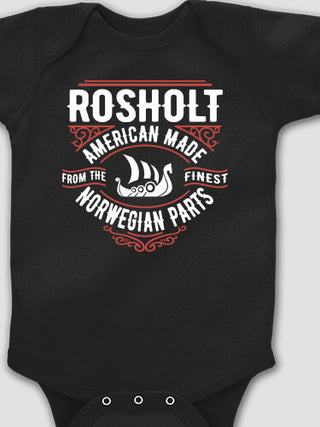 Norwegian Parts : Printed Baby Bodysuits