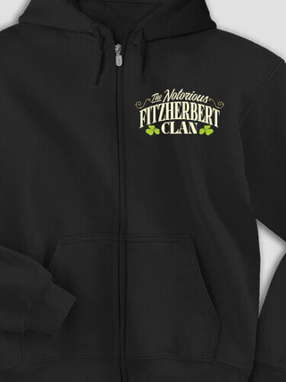 Notorious Clan : Embroidered Zip Hoodies