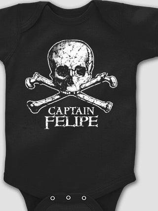 Pirate Captain : Printed Baby Bodysuits