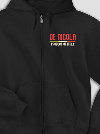 Product Of Italy : Embroidered Zip Hoodies