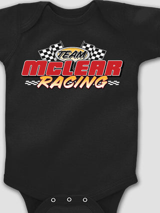 Racing Team : Printed Baby Bodysuits