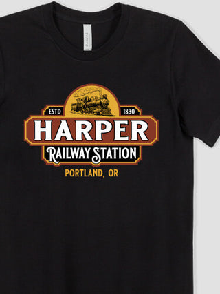 Railway Station : Printed T-Shirts