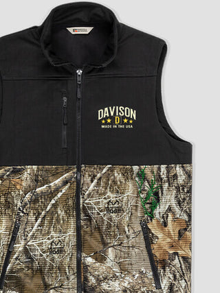 Eagle Monogram : Embroidered 2-Tone Camo Vests