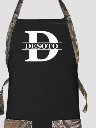 Family Monogram : Printed 2-Tone Aprons