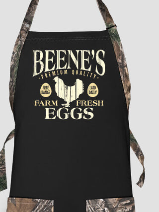 Farm Fresh Eggs : Printed 2-Tone Aprons