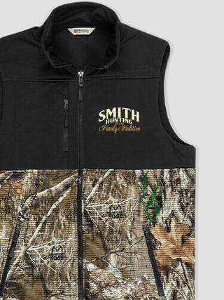 Hunting Family Tradition : Embroidered 2-Tone Camo Vests