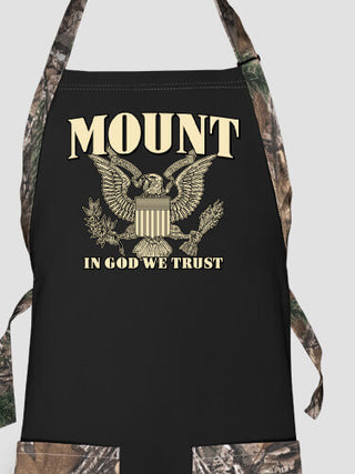 In God We Trust : Printed 2-Tone Aprons