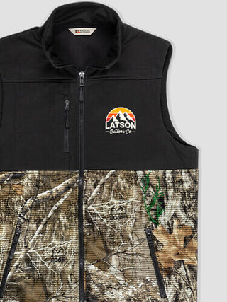Outdoor Company : Embroidered 2-Tone Camo Vests