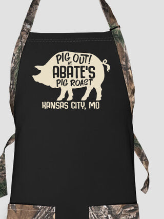 Pig Roast : Printed 2-Tone Aprons