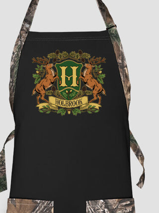 Stag Coat Of Arms : Printed 2-Tone Aprons