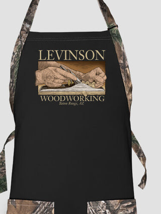 Woodworking : Printed 2-Tone Aprons