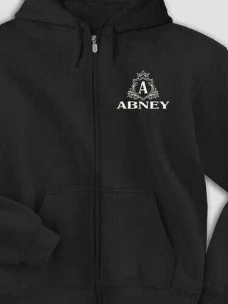 Regal Monogram : Embroidered Zip Hoodies