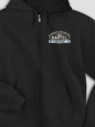 Retirement Company : Embroidered Zip Hoodies