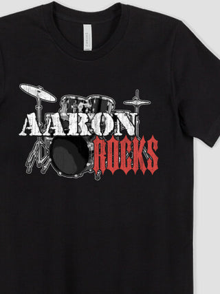 Rocks Drums : Printed T-Shirts