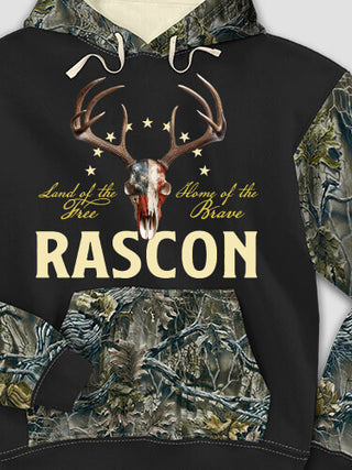 American Hunter : Printed 2-Tone Camo Hoodies