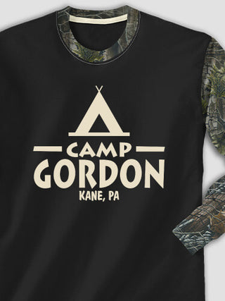 Camp : Printed 2-Tone Camo Long Sleeves