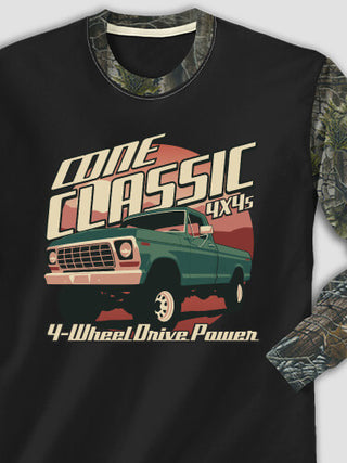 Classic 4X4s : Printed 2-Tone Camo Long Sleeves