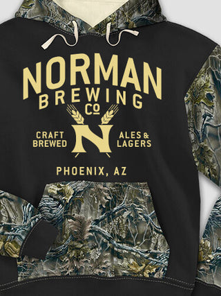 Classic Brewing Company : Printed 2-Tone Camo Hoodies
