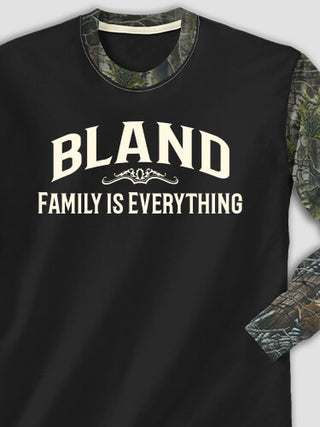 Family : Printed 2-Tone Camo Long Sleeves