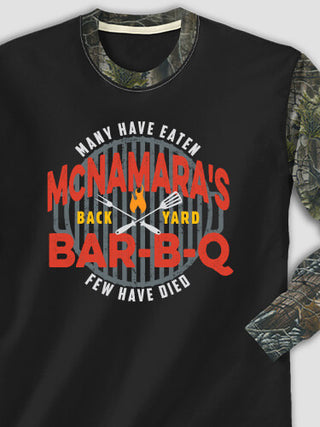 Few Have Died BBQ : Printed 2-Tone Camo Long Sleeves