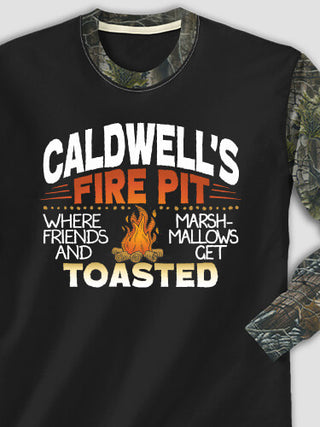 Fire Pit : Printed 2-Tone Camo Long Sleeves