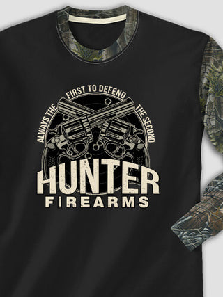 Firearms : Printed 2-Tone Camo Long Sleeves
