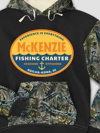 Fishing Charter : Printed 2-Tone Camo Hoodies