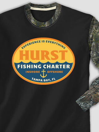 Fishing Charter : Printed 2-Tone Camo Long Sleeves