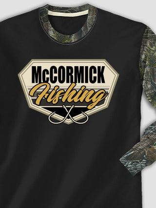 Fishing : Printed 2-Tone Camo Long Sleeves