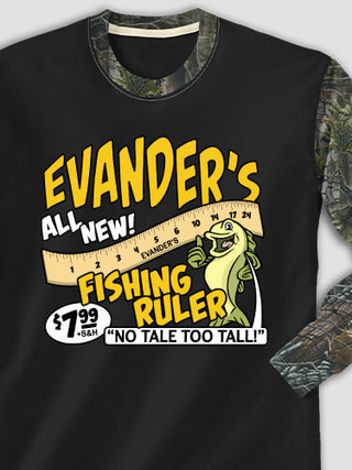 Fishing Ruler : Printed 2-Tone Camo Long Sleeves