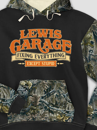 Fixing Everything Garage : Printed 2-Tone Camo Hoodies