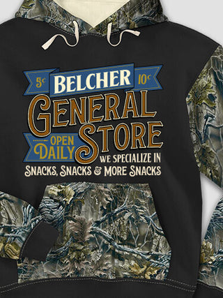 General Store : Printed 2-Tone Camo Hoodies