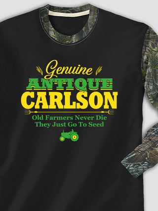 Genuine Antique Farmer : Printed 2-Tone Camo Long Sleeves