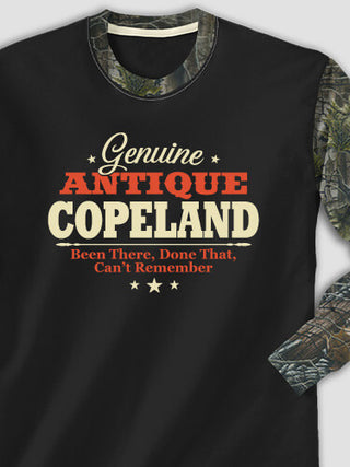 Genuine Antique : Printed 2-Tone Camo Long Sleeves