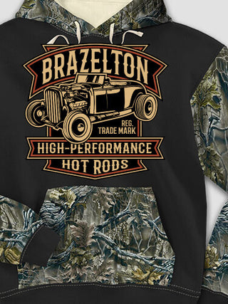 High-Performance Hot Rods : Printed 2-Tone Camo Hoodies