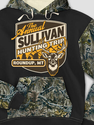 Hunting Trip : Printed 2-Tone Camo Hoodies
