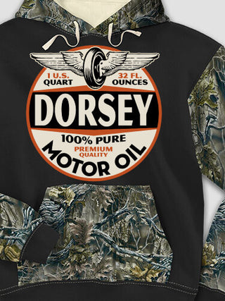 Motor Oil : Printed 2-Tone Camo Hoodies