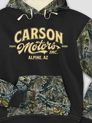 Motors : Printed 2-Tone Camo Hoodies