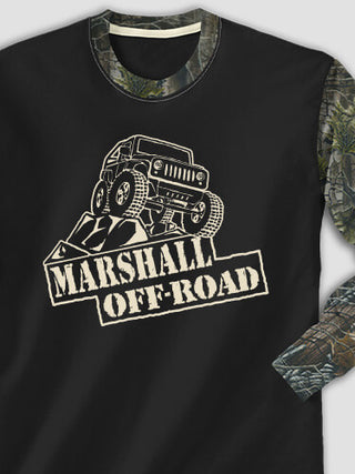 Off-Road : Printed 2-Tone Camo Long Sleeves