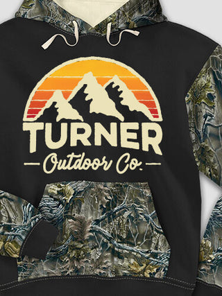 Outdoor Company : Printed 2-Tone Camo Hoodies